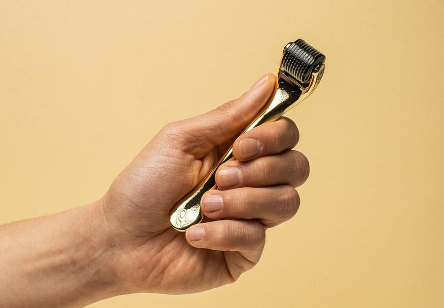 Dermaroller de Dr. Balwi para la terapia capilar