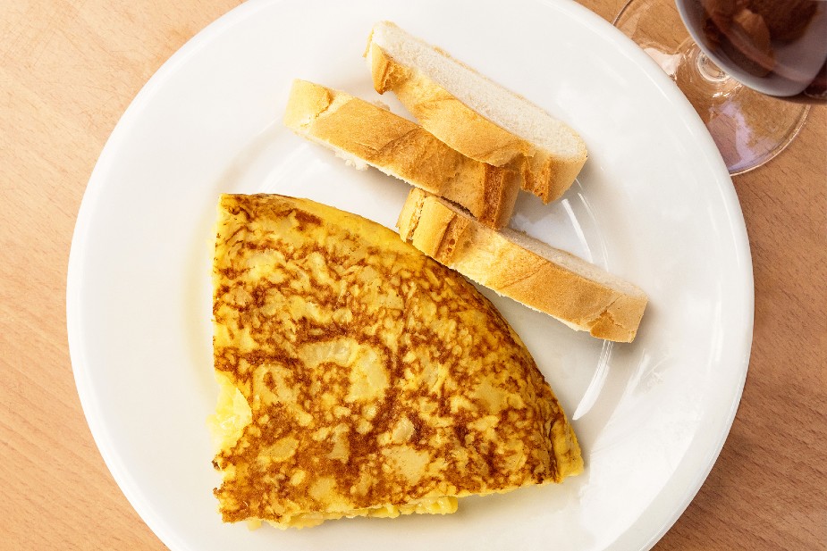 Tapa de tortilla de patatas