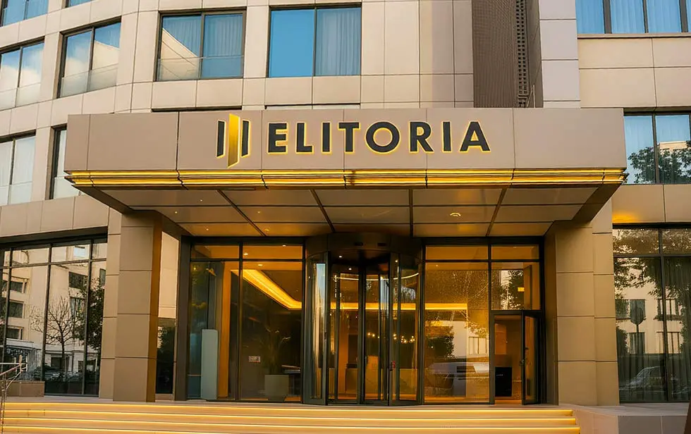 Entrada del Elitoria Hotel en Estambul