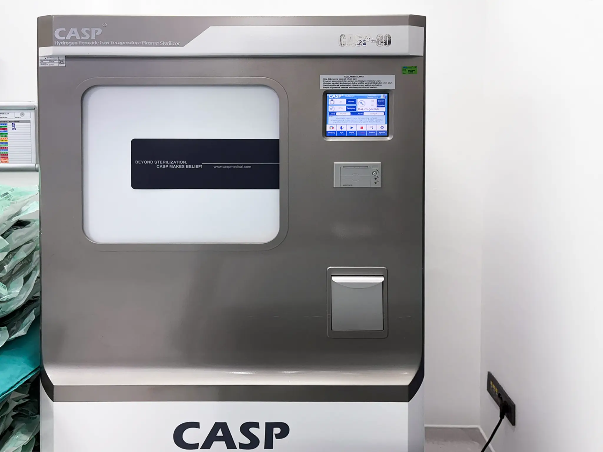 Imagen de la máquina de esterilización según el protocolo Harvard